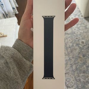 apple watch band- storm blue braided loop